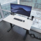 AnthroDesk - Bureau assis/debout electrique - Base Noire-8
