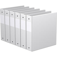 Davis Group Super économie, Reliure à anneaux ronds 2 po, paquet de 6 – Blanc-3 Reliure À Anneaux