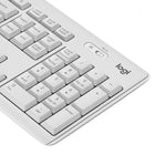 Logitech MK295 ensemble silencieux clavier/souris - blanc-Une connexion 2,4 GHz sans délai. Le clavier a une portée de 10 mètres et un récepteur USB