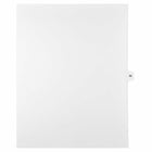 Mark Maker – Onglets séparateurs juridiques blancs, 1/15 onglets, format lettre, sans trous, numéro 98, 25/paquet-Onglets séparateurs blancs, 1/15 onglets