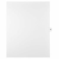 Mark Maker – Onglets séparateurs juridiques blancs, 1/15 onglets, format lettre, sans trous, numéro 98, 25/paquet-Onglets séparateurs blancs, 1/15 onglets