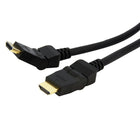 StarTech  Câble HDMI haute vitesse rotatif 180 degrés, HDMI mâle vers mâle, 6 pi-Les connecteurs HDMIMD Swivel 180 degrés offrent la flexibilité d’utiliser ce câble à des angles extrêmes