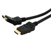 StarTech  Câble HDMI haute vitesse rotatif 180 degrés, HDMI mâle vers mâle, 6 pi-Les connecteurs HDMIMD Swivel 180 degrés offrent la flexibilité d’utiliser ce câble à des angles extrêmes