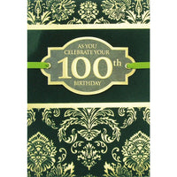 Rosedale - Carte de voeux, anniversaire 100 ans, général-Imprimé sur papier de qualité couché