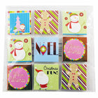 Jam Paper - Étiquettes Cadeaux De Noel - Couleurs Assorties - 18 Pack- Pack d’étiquettes cadeaux faites à la main assorties