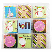 Jam Paper - Étiquettes Cadeaux De Noel - Couleurs Assorties - 18 Pack- Pack d’étiquettes cadeaux faites à la main assorties