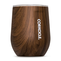 Corkcicle Verre à vin - 12oz - Bois de Noyer-Verre à vin