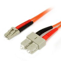 StarTech  Câble de raccordement à fibre optique duplex 7M 62,5/125 multimode, Lc vers Sc-Les câbles en fibre optique sont une solution idéale pour la transmission de données haute vitesse