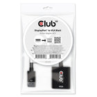 Adaptateur Club 3D Displayport vers VGA noir-Connecteur d'entrée DisplayPort mâle