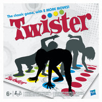 Hasbro Gaming - Jeu Twister-Une Variante Amusante Du Jeu Twister : Ce jeu Twister se joue comme le Twister classique, sauf qu'on y a ajouté 2 défis rigolos supplémentaires : Choix Twister et En l'air ! Les joueurs tentent de devenir le champion ultime du jeu Twister