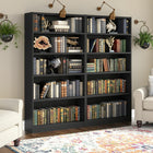 Bush Furniture - Bibliothèque haute à 5 tablettes Universal de Bush Furniture - ensemble de 2, noir-L’engagement de Bush Furniture en matière de sécurité comprend des tests rigoureux qui respectent ou surpassent les normes ANSI/BIFMA