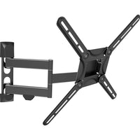 Support mural pour télé à écran plat/incurvé, à repli, rotation, pivot et inclinaison, télés de 29 po à 65 po/74 cm à 165 cm-Convient aux téléviseurs à écran plat/incurvé de jusqu'à 65 po (max. 88 lb/40 kg)