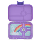 Yumbox Panino - 4 Compartiments - Violet Rêveur-Volume de 3 tasses: Une section de 2 tasses pour sandwiches / salades, deux portions de 1/2 tasse plus 1 oz. pour trempette
