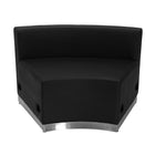 Flash Furniture – Alon Series ZB803570SBK, ensemble de réception 11 pièces, cuir souple,noir-Siège et dossier fermes