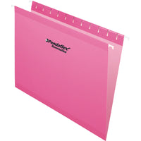 Pendaflex - Chemises suspendues colorées haut de gamme - format légal - rose - paquet de 25-Elles sont 10 fois plus robustes que les chemises ordinaires et peuvent contenir plus de feuilles sans se déchirer