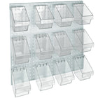 Azar - Ensemble d'organisateurs d'accessoires pour mur de mur à pample 12 - 24 po l x 24 po H-Vendu en multiples de: 1