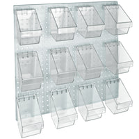 Azar - Ensemble d'organisateurs d'accessoires pour mur de mur à pample 12 - 24 po l x 24 po H-Vendu en multiples de: 1