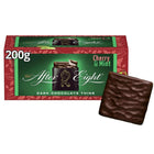 Nestle - After Eight Assortiment de chocolats noirs à la cerise et à la menthe et à l'orange et à la menthe - 200 g -Paquet de 2-Chocolat noir avec creme fondante à l'orange et à la menthe emballe individuellement