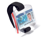 Durable - Porte-cartes à l'extérieur sécurisé - plastique - Noir/Transparent-Porte-badge extérieur