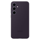 Samsung - Étui en silicone pour Galaxy S24+, Violet foncé-Pour Samsung Galaxy S24+