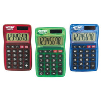 Victor – Calculatrice de poche à 8 chiffres 700Bts, paquet de 10-Calculatrice portative à 8 chiffres