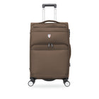 TUCCI Italy - MENORI Valise à roulettes 20 po - Marron-Conçu en Italy