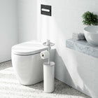 Umbra PORTALOO - Porte-papier toilette avec espace de rangement blanc et nickel-5