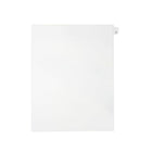 Mark Maker – Onglets séparateurs juridiques blancs, 1/26 onglets, format lettre, sans trous, lettre A, 25/paquet-Onglets séparateurs blancs, 1/26 onglets