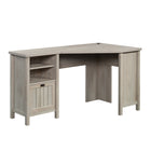 Sauder 55"W La Collection Costa Bureau - Finition Chalked Chestnut-  Le tiroir sur glissières à extension complète peut contenir des fichiers suspendus de format Lettre
