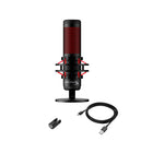 HP - Microphone HyperX Quadcast, noir/rouge-Bruit (RMS) (écouteurs) : = 95 dBfs (A), Bruit (RMS) (microphone) : = 95 dBFS (A)