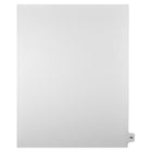 Markmaker - Intercalaires imprimes Legal, Blanc, 1/15th coupe, format lettre, sans trous, 25 tabs/PQT, 5 PQT/Boite, Numero 75-Intercalaires imprimes Legal
