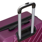 Nicci - Ensemble de bagages 3 pièces Highlander – Prune-Système de poignée télescopique à bouton-poussoir