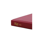 Letts - Cahier de notes Icon - 7-5/8" x 5" - Rouge-Papier de couleur crème