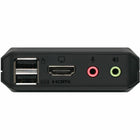 Commutateur KVM audio USB IOGEAR 2 ports 4K HDMI (GCS92HU)-Dimensions: 6,12 L x 2,18 L x 8,77 H po