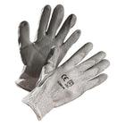 Forcefield - Samurai Gris HPPE Coupé Gant Résistant avec Polyuréthane Palm Enduit - Gris - Taille Grande - Paquet de 2-HPPE PU résistant aux coupures