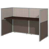 Bush Business Furniture – Bureau droit fermé de 60 po larg. de la collection Easy Office, fini cerisier moka (EOD260MR-03K)-Stratifié thermofusionné sur du bois d’ingénierie