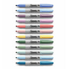 Sharpie - Marqueurs Mystic Gems - Pointe Fine - Couleurs Variées - Paquet de 12-Paquet de 12 - tanzanite, calcédoine bleue, fluorite violet, mica lavande,  cabochon corail, quartz rose, citrine, jaspe vert, géode verte, aigue-marine, topaze bleu clair, bleu paon