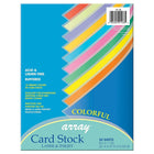 Pacon - Papier cartonné, 8,5 x 11 po, couleurs variées, 150/paquet (PAC101168)-Sans acide et sans lignine