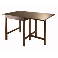 WinsomeMD – Table à manger à abattants Lynden-Table en bois massif