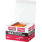 Staples – Crayons de golf, paquet de 144-Crayons pré-taillés qui sont prêts à être utilisés.