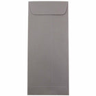 JAM Paper Enveloppes ouvertes au bout format invitation avec fermeture gommée, 4 1/8 x 9 1/2 po, gris foncé, 1000/paquet-Gris foncé