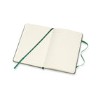 Cahier de poche Classique Moleskine - Couverture Rigide - Règle - 3,5" X 5,5" - Vert Myrte (629025)-Comprend un ruban marque-page, une bande élastique et une poche arrière intérieure