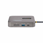StarTech - Mini station d'accueil/adaptateur multiport USB-C à 7 ports - Gris sidéral-Connecteur hôte: 1 x USB 3.2 Type-C 24 broches