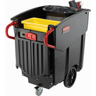 Rubbermaid – Collecteur mobile à déchets Mega BRUTEMD, 120 gallons, noir (FG9W7300BLA)-Matériau : polyéthylène
