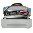 Vangoddy Slate Sacoche pour Ordinateur Portable de 17,3 po Sac à Bandoulière - Bleu-Deux compartiments zippés à l'avant pour tous vos besoins