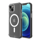 AXS - PROShield etui transparent compatible avec MagSafe teste contre les chutes pour Apple iPhone 13, Noir-Coin renforçis absorbent les chocs en creant un coussin d'air entre l'appareil et les surfaces