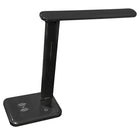 Simply - Lampe de bureau LED avec chargeur sans fil - noir-Trois réglages d'éclairage de température ajustables (2700K / 4000K / 6500K), interrupteur dédié marche/arrêt