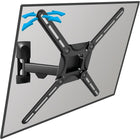 Support mural pour téléviseur à écran plat/incurvé, à rotation, pivot et inclinaison, télés de 29 po à 65 po/74 cm à 165 cm-Distance minimale du mur : 2,4 po / 6,2 cm
Distance maximale du mur : 10,3 po / 26,2 cm