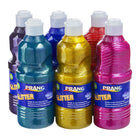 Prang - Peinture Tempera brillante lavable - 16 oz - couleurs assorties - paquet de 6-La conception ergonomique avec bec verseur facile aide à prévenir les dégâts et les déversements