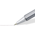 Staedtler - Porte-mines Triplus Micro, 0,5 mm - couleurs assorties - paquet de 3-Gomme rotative extra longue